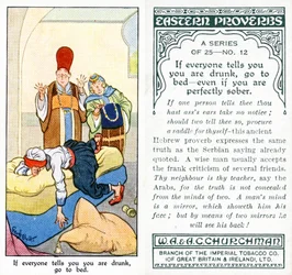 „Pokud vám všichni řeknou, že jste opilí, jděte do postele – i když jste dokonale střízliví“, 1931 (viz také 498190)